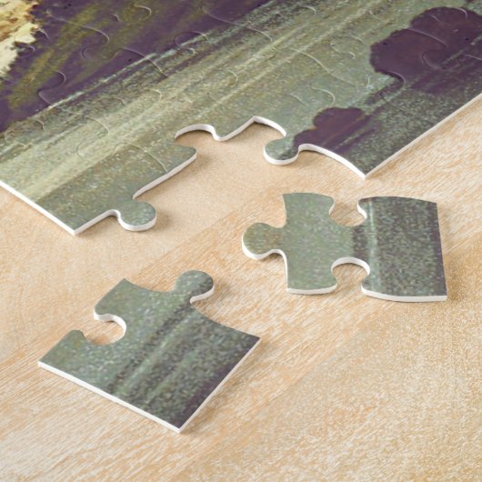 Burg und Fluss durch ein Puzzle (Seite)