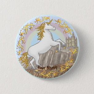 Burg Unicorn Button