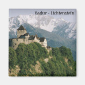 Burg Vaduz - Lichtenstein Magnet (Vorne)