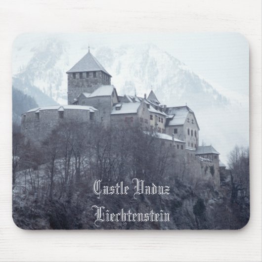 Burg Vaduz Liechtenstein Mousepad (Vorne)