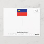 Burg Vaduz Liechtenstein Postkarte (Rückseite)