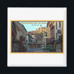 Burg Valkenburg Ruins Magnet<br><div class="desc">Morgenlicht trifft auf die Ruinen des Schlosses Valkenburg. Von Mitte Valkenburg,  Limburg,  Niederlande</div>