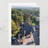 Burg verlassen feiertagskarte (Vorne/Hinten)