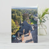 Burg verlassen feiertagskarte (Stehend Vorderseite)