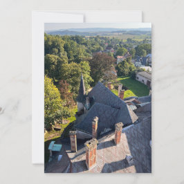 Burg verlassen feiertagskarte