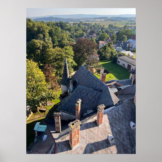 Burg verlassen poster (Vorne)