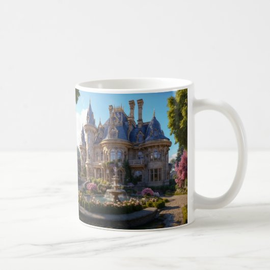 Burg Viktorianisch Splendor Kaffeetasse (Rechts)