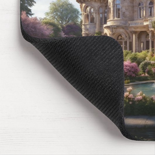 Burg Viktorianisch Splendor Mousepad (Ecke)