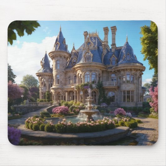 Burg Viktorianisch Splendor Mousepad (Vorne)