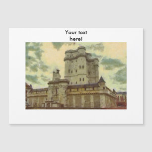 Burg Vincennes, Pariser Malerei Magnetkarte