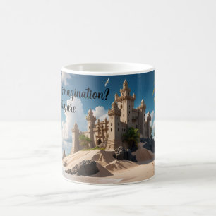 Burg vom Strand der Möglichkeiten Kaffeetasse