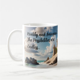 Burg vom Strand der Möglichkeiten Kaffeetasse