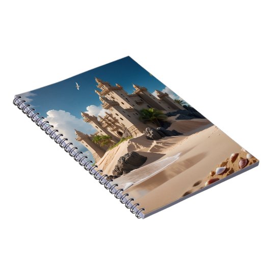 Burg vom Strand der Möglichkeiten Notizblock (Rechte Seite)