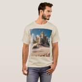 Burg vom Strand der Möglichkeiten T-Shirt (Vorne ganz)