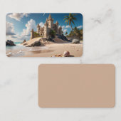 Burg vom Strand der Möglichkeiten Visitenkarte (Vorne/Hinten)