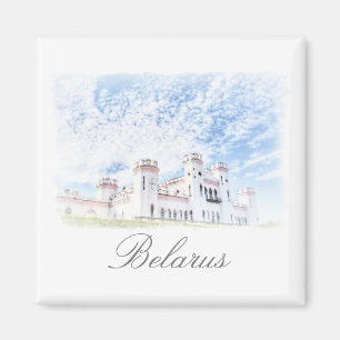 Burg von Belarus Kosava Magnet