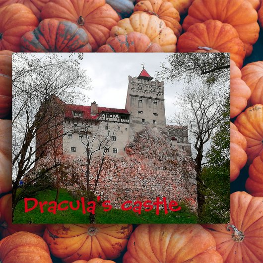 Burg von Dracula Transilvania Postkarte