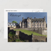 Burg von Edinburgh Postkarte (Vorne/Hinten)