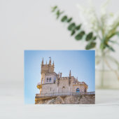 Burg von Swallow - Burg Krim Ukraine Postkarte (Stehend Vorderseite)