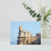 Burg von Swallow - Burg Krim Ukraine Postkarte (Stehend Vorderseite)