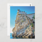 Burg von Swallow - Burg Krim Ukraine Postkarte (Vorne/Hinten)