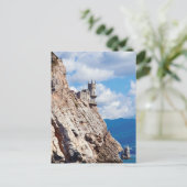 Burg von Swallow - Burg Krim Ukraine Postkarte (Stehend Vorderseite)