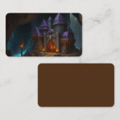 Burg von Zwarven, Schmied-Schmied-Lesezeichen Visitenkarte (Vorne/Hinten)