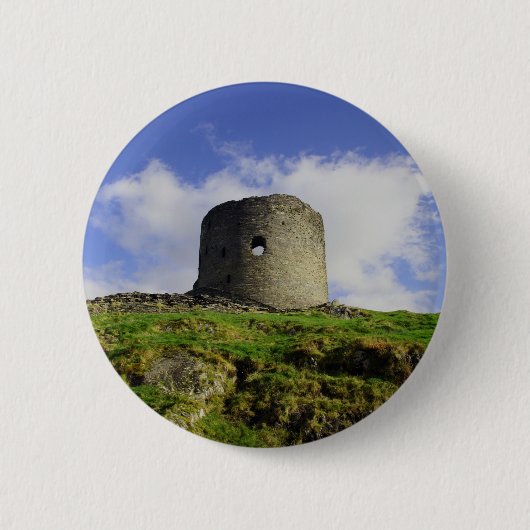 Burg Wales Button (Vorderseite)