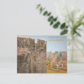 Burg Warkworth Postkarte (Stehend Vorderseite)