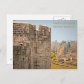 Burg Warkworth Postkarte (Vorne/Hinten)