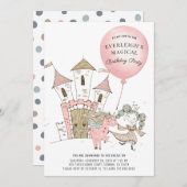 Burg Wasserpark California Einladung (Vorne/Hinten)