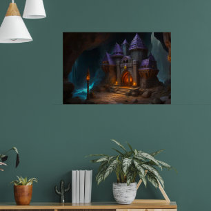 Burg Zwarven der Schmiede Poster