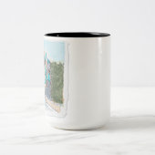 Burg Zweifarbige Tasse (Mittel)