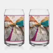 Burgandy Bow Soda Glass Dosenglas (Vorderseite)