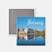 Burgarchitektur Belarus Mir Magnet (Vorderseite/Rückseite)