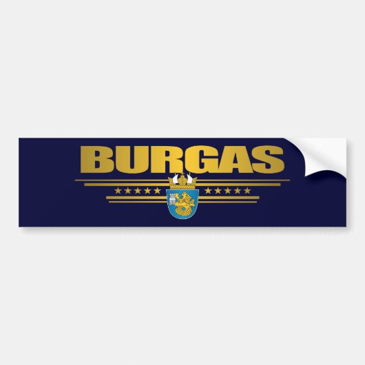 Burgas COA Autoaufkleber (Vorne)