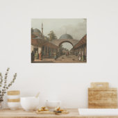 Burgas Ottoman Turk Market in Bulgarien Poster (Küche)
