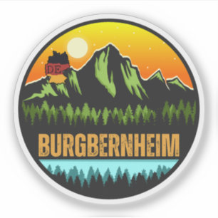 Burgbernheim, Deutschland Aufkleber