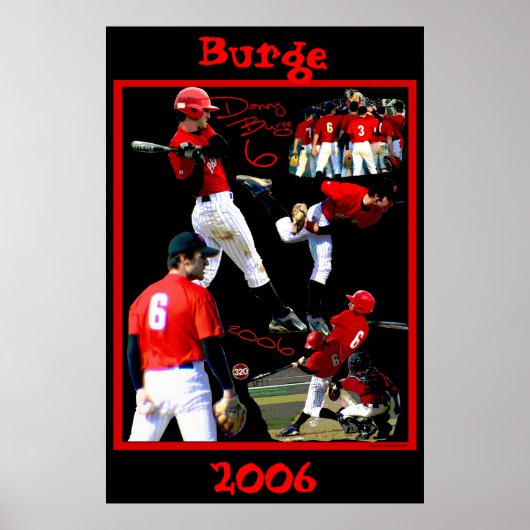 Burge Freshman Baseball Poster (Vorne)