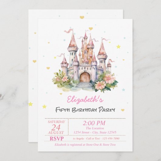 Burgen Blume Mendrisiotto Einladung (Vorne/Hinten)