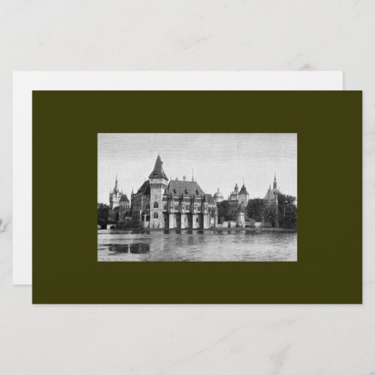 Burgen Briefpapier (Vorne/Hinten)