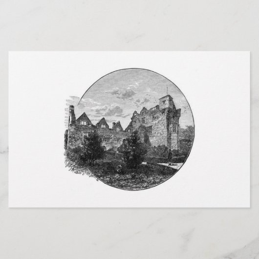 Burgen Briefpapier (Vorderseite)