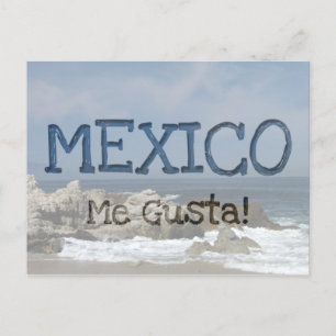 Burgen im Sand; Mexiko Souvenir Postkarte
