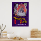Burgen von Brigantine Poster (Küche)