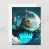 Burgen von Crystal Ball Postkarte (Vorne/Hinten)