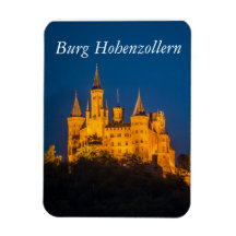 Burgen von Deutschland - Hohenzollern Foto Magnet