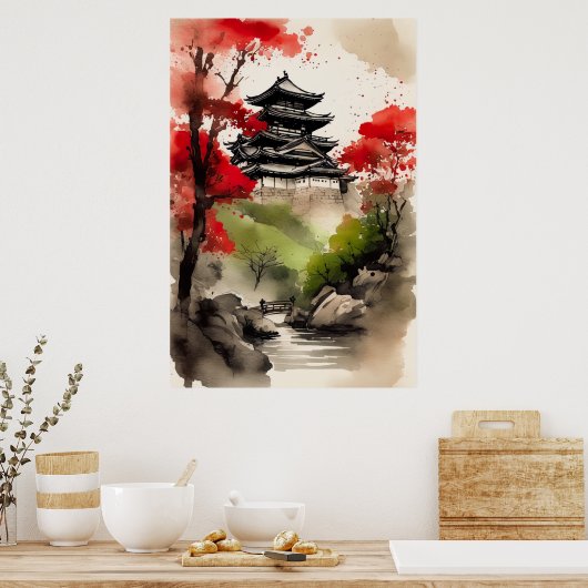 Burgen von Echoing Poster (Küche)