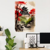 Burgen von Echoing Poster (Heimbüro)