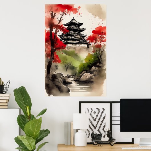 Burgen von Echoing Poster (Heimbüro)