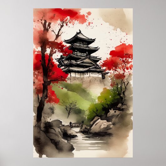 Burgen von Echoing Poster (Vorne)